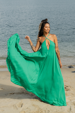 Imagem do Vestido Hari Longo Esmeralda