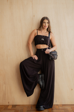 Calça Pantalona Greta Preta