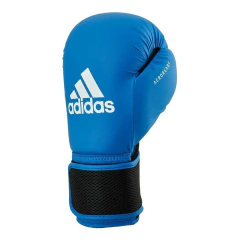 GUANTE BOXEO ADIDAS HYBRID 25 391 AZUL - comprar online