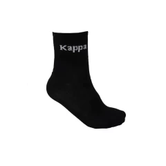 MEDIA KAPPA LYIS HIGH K7371 NEGRO BLANCO GRIS T40-45 - sommerdeportes