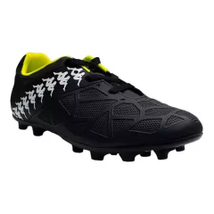 BOTIN KAPPA CAMPO VICTORY FG BLACK GREEN LIME - comprar online