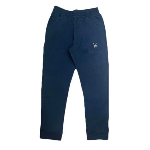 PANTALON ALGODON CON FRISA NIÑO WINKEL RABBIT MARINO - comprar online