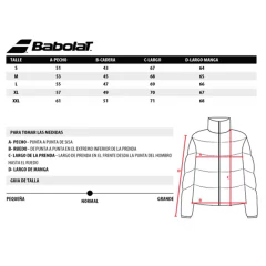 Imagen de CAMPERA CABALLERO INFLABLE BABOLAT VIPER NEGRO