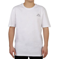 REMERA CABALLERO ALGODON KAPPA FAIR BLANCO