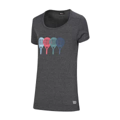 REMERA DAMA DRY WILSON 97520 NEGRO