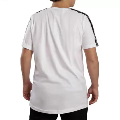 REMERA CABALLERO ALGODON KAPPA TAPE ZAIAT BLANCO - sommerdeportes