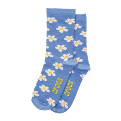 MEDIA 3/4 CROCS FLOWERS C7014-C450 CELESTE X1 T30-34