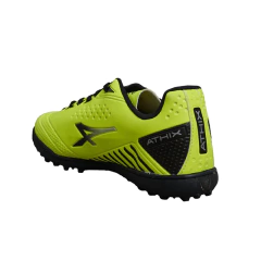 BOTIN ATHIX FUTBOL 5 KICK TF LIMON NEGRO en internet