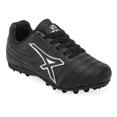 BOTIN ATHIX FUTBOL 5 CLOUD CUERO KIDS TF NEGRO