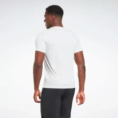 REMERA CABALLERO DRY REEBOK SS TECH TEE 57840 BLANCO - sommerdeportes