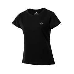 REMERA DAMA ALGODON ABYSS 000-0680 NEGRO