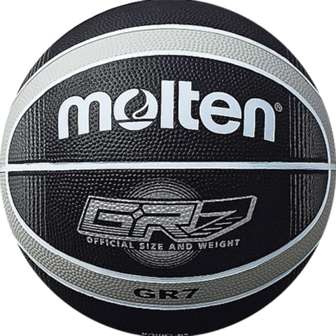 PELOTA BASQUET MOLTEN BGR7 NEGRO GRIS