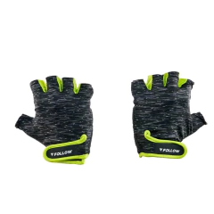 GUANTE GYM-CICLISMO FOLLOW FIT TIGER NEGRO LIMA - sommerdeportes