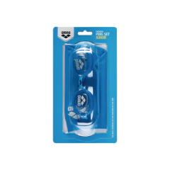 SET ANTIPARRA GORRA ARENA POOL JR 70 AZUL en internet