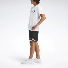 REMERA CABALLERO ALGODON REEBOK BASKETBALL BLANCO 4157 - sommerdeportes