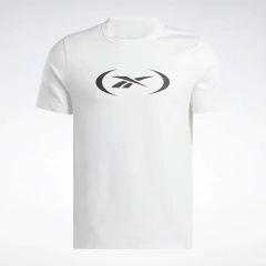 REMERA CABALLERO ALGODON REEBOK BASKETBALL BLANCO 4157 - tienda online