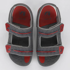 R LINE PLUS II PAPETE KIDS GRIS ROJO RIDER - sommerdeportes