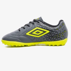 BOTIN UMBRO FUTBOL 5 CLASS NEO JR 6292 GRAF NEGRO LIMON en internet