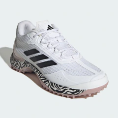 BOTIN HOCKEY ADIDAS FABELA X 2 KJ1238 BLANCO NEGRO - sommerdeportes