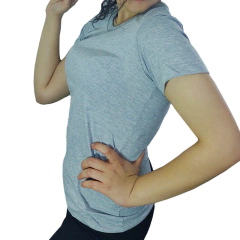 REMERA WINKEL DAMA ALGODON 7347 GRIS MELANGE - comprar online