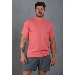 REMERA CABALLERO ALGODON WINKEL FIRE ROJO MELANGE