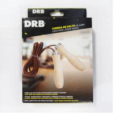 CUERDA DE SALTO CON DESTORCEDOR CUERO DRB - comprar online