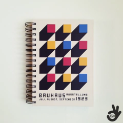 Agenda Semanal Bauhaus Tapa Dura Ring Wire/ Modelo 2: Cubes RYB - tienda online