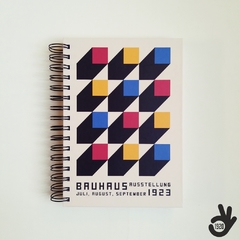 Agenda 2 días por página Bauhaus Tapa Dura Ring Wire/ Modelo 2: Cubes RYB - tienda online