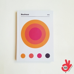 Cuaderno Bauhaus Encuadernado Binder Artesanal a la Rústica (Tapa blanda) Modelo 3: ROTER KREIS ❤