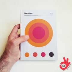 Cuaderno Bauhaus Encuadernado Binder Artesanal a la Rústica (Tapa blanda) Modelo 3: ROTER KREIS ❤ - 1920®objetos de diseño 