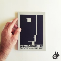 Cuaderno Bauhaus Encuadernado Binder Artesanal a la Rústica (Tapa blanda) Modelo 5: Cartel de Herbert Bayer - tienda online