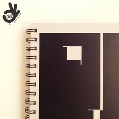 Agenda Diaria Bauhaus Tapa Dura Ring Wire/ Modelo 5: Cartel de Herbert Bayer - tienda online