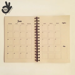 Agenda Semanal Bauhaus Tapa Dura Ring Wire/ Modelo 5: Cartel de Herbert Bayer - comprar online