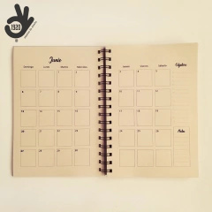 Agenda Semanal Bauhaus Tapa Dura Ring Wire/ Modelo 116/ WEIMAR MUSTER 13 en internet