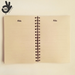 Agenda Semanal Bauhaus Tapa Dura Ring Wire/MODELO 13/ Pink Lines - tienda online