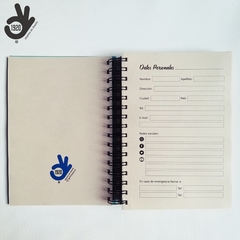 Agenda Diaria Tapa Dura Ring Wire/ Modelo 236/ MoMA BLACK ⬛⬜ en internet