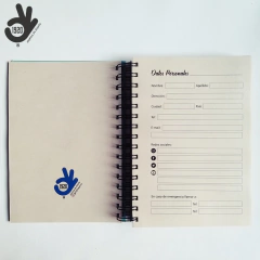 Imagen de Agenda Diaria Bauhaus Tapa Dura Ring Wire/ Modelo 15/ GRÜNER KREIS
