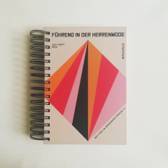 Agenda Semanal Bauhaus Tapa Dura Ring Wire/MODELO 13/ Pink Lines - tienda online