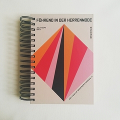 Agenda Semanal Bauhaus Tapa Dura Ring Wire/MODELO 13/ Pink Lines - comprar online
