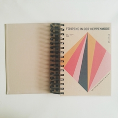Imagen de Agenda 2 días por página/ Bauhaus Tapa Dura Ring Wire/MODELO 13/ Pink Lines