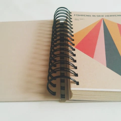 CUADERNO TAPA DURA RING WIRE/ MODELO 13/ Pink Lines