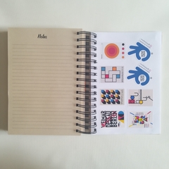 Imagen de Agenda Diaria Tapa Dura Ring Wire/ Modelo 13/ Pink Lines