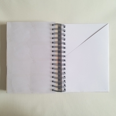 Agenda Diaria Tapa Dura Ring Wire/ Modelo 13/ Pink Lines