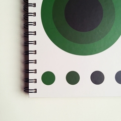 Agenda Semanal Bauhaus Tapa Dura Ring Wire/ Modelo 15/ GRÜNER KREIS - tienda online