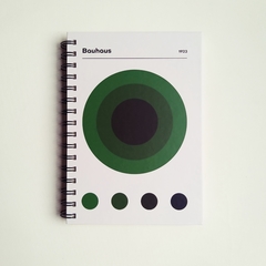 Agenda Semanal Bauhaus Tapa Dura Ring Wire/ Modelo 15/ GRÜNER KREIS - tienda online