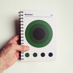 Agenda Semanal Bauhaus Tapa Dura Ring Wire/ Modelo 15/ GRÜNER KREIS