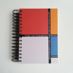 CUADERNO BAUHAUS TAPA DURA RING WIRE/ Modelo 125/ THEO Van Doesburg Nº 1