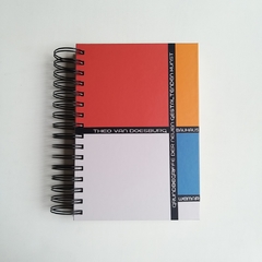 Agenda Semanal Bauhaus Tapa Dura Ring Wire/ MODELO 125/ THEO VAN DOESBURG Nº 1 - comprar online
