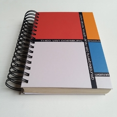 Agenda Semanal Bauhaus Tapa Dura Ring Wire/ MODELO 125/ THEO VAN DOESBURG Nº 1 - comprar online