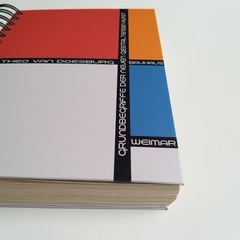 CUADERNO BAUHAUS TAPA DURA RING WIRE/ Modelo 125/ THEO Van Doesburg Nº 1 - comprar online